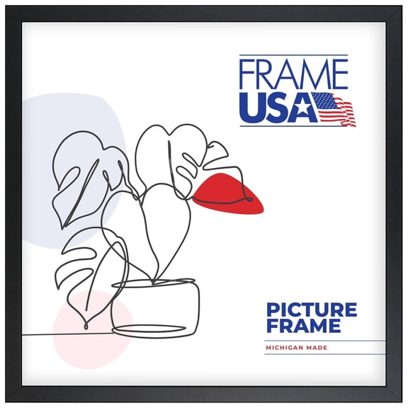 Corporate Thin Black 16x16 Inch Picture Frame