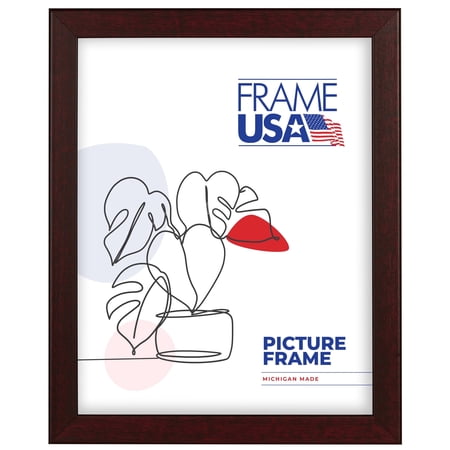 Corporate Thin Red Mahogany 16x20 Inch Picture Frame