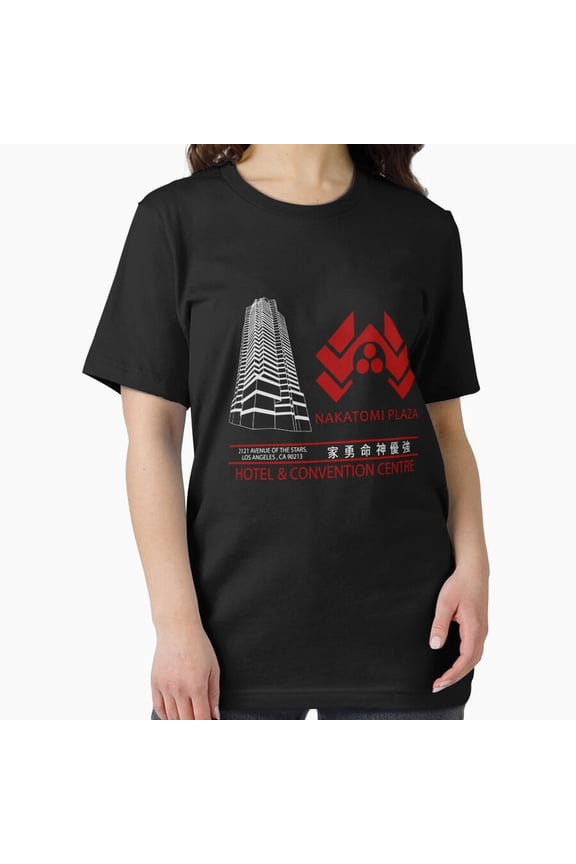 Corporate Tower Structure Retro Inspired Tribute Graphic Unisex T-Shirt, up to size 5XL