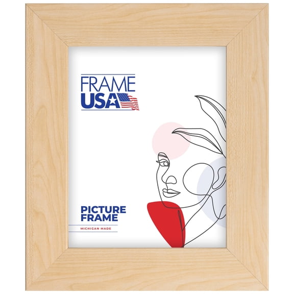 10x14 Picture Frame, Beige Corporate Wide Style 74015, 2 Inch MDF with Glass, Wall Display