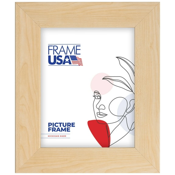 4x5 Picture Frame, Beige Corporate Wide Style 74015, 2 Inch MDF with Glass, Wall Display
