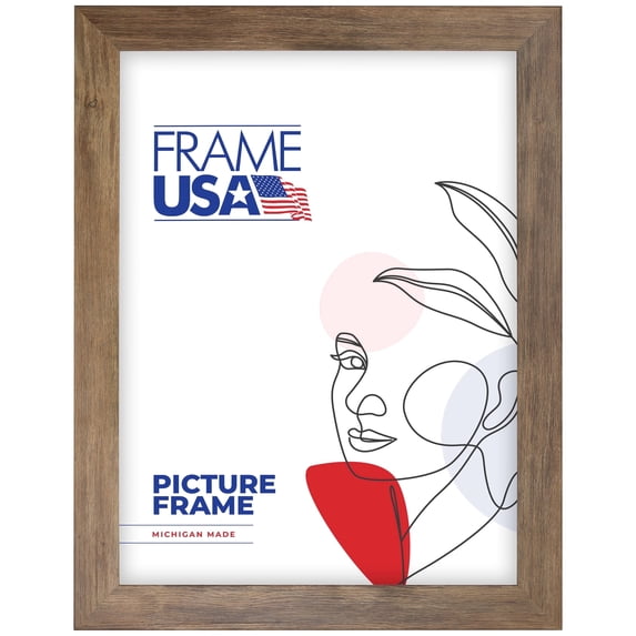 Corporate Wide Brown Barnwood 18x24 Inch Picture Frame