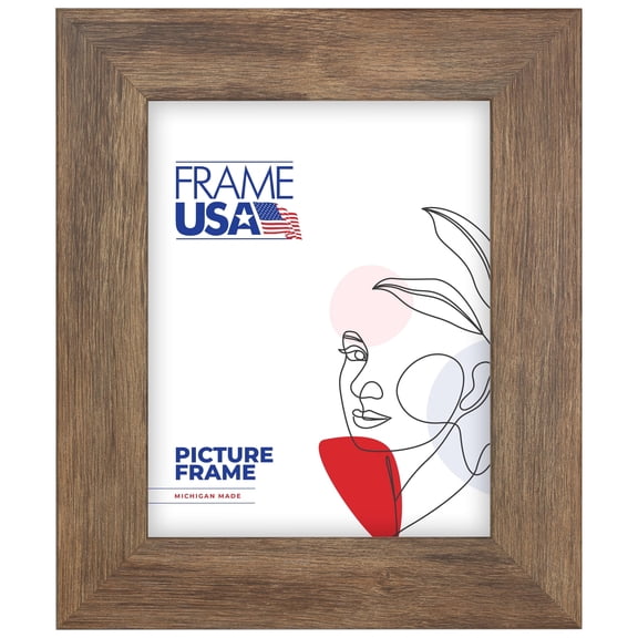22x28 Picture Frame, Brown Corporate Wide 74029, 2 Inch MDF with Plexiglass, Wall Display