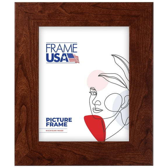 Corporate Wide Canadian Walnut 10x15 Inch Picture Frame