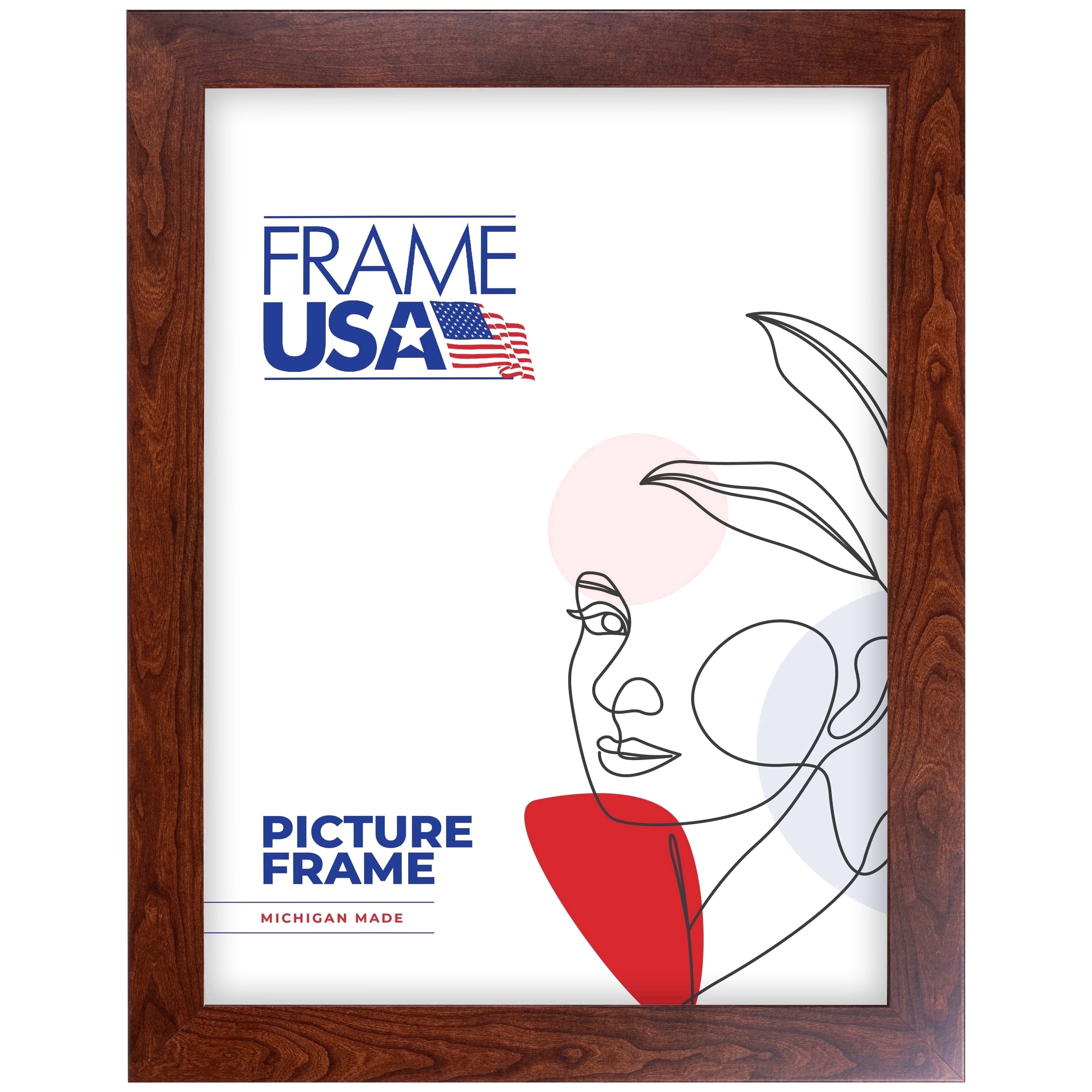 Corporate Wide Canadian Walnut 18x24 Inch Picture Frame