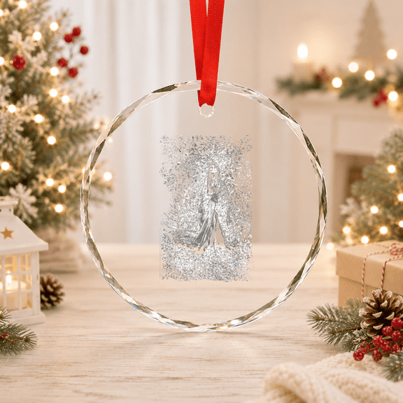 Corpse Bride Bird Dissolve Glass Ornament