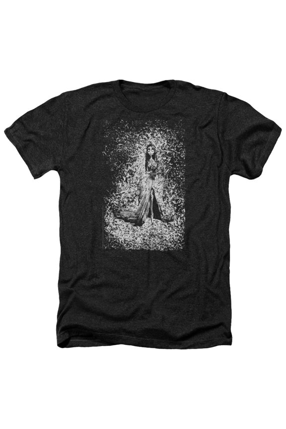 Corpse Bride - Bird Dissolve - Heather Short Sleeve Shirt - Medium
