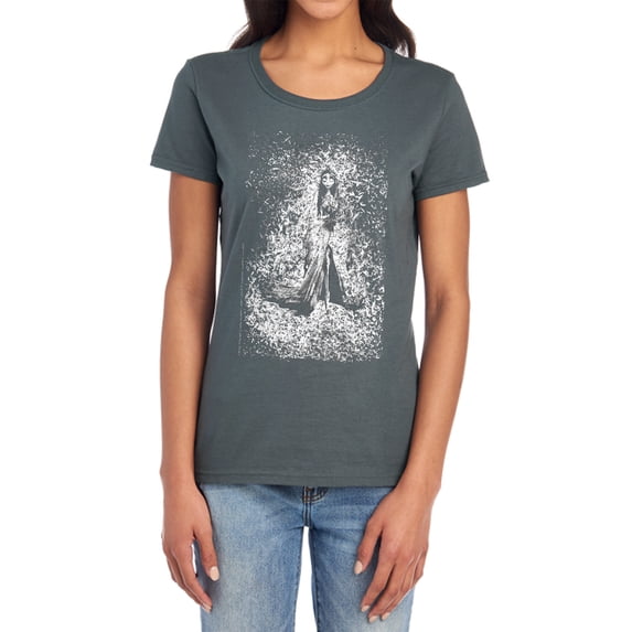 Corpse Bride Bird Dissolve Women's T Shirt, Charcoal, 2X-Large