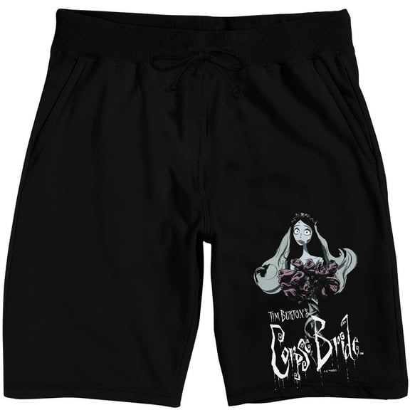 Corpse Bride Black Lounge Shorts - XXL