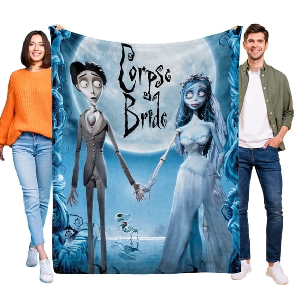 Corpse Bride Blanket Sofa Bed Throw Soft Birthday Gift For Kids Cozy Lightweight