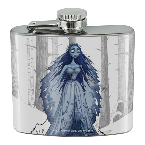 Corpse Bride Bride Stainless Steel 5oz Hip Drink Kidney Flask