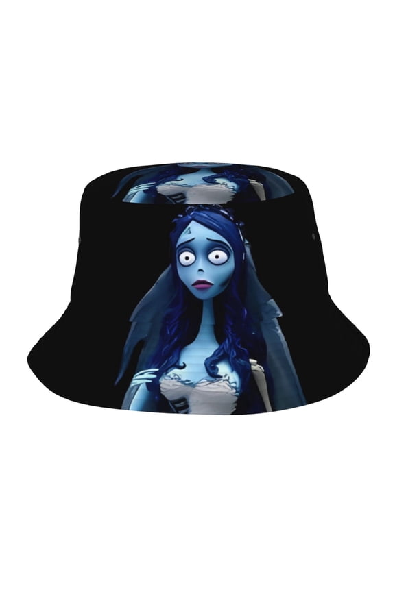 Corpse Bride Bucket Hat Beach Sun Hat For Women Men, Beach Caps Reversible Lightweight Outdoor Cap For Beach Travel Headwear