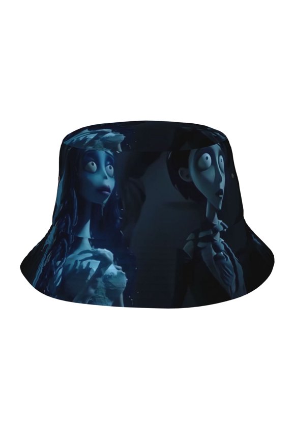 Corpse Bride Bucket Hat Beach Sun Hat For Women Men, Beach Caps Reversible Lightweight Outdoor Cap For Beach Travel Headwear