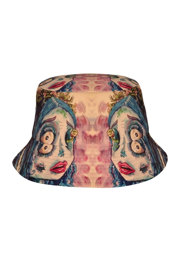 Corpse Bride Bucket Hat Beach Sun Hat For Women Men, Beach Caps Reversible Lightweight Outdoor Cap For Beach Travel Headwear