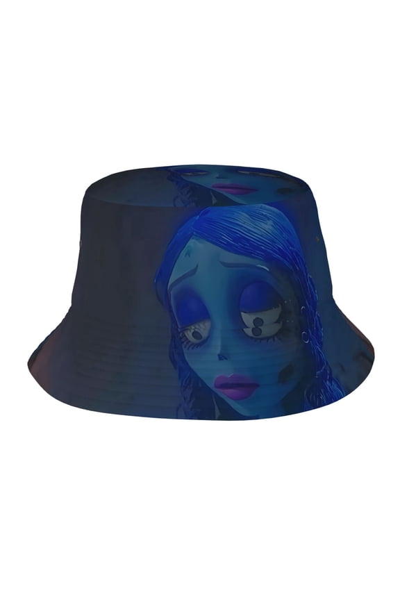 Corpse Bride Bucket Hat Beach Sun Hat For Women Men, Beach Caps Reversible Lightweight Outdoor Cap For Beach Travel Headwear