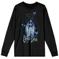 thumbnail image 1 of Corpse Bride Can The Living Marry The Dead? Women's Black Long Sleeve Tee-3XL, 1 of 7
