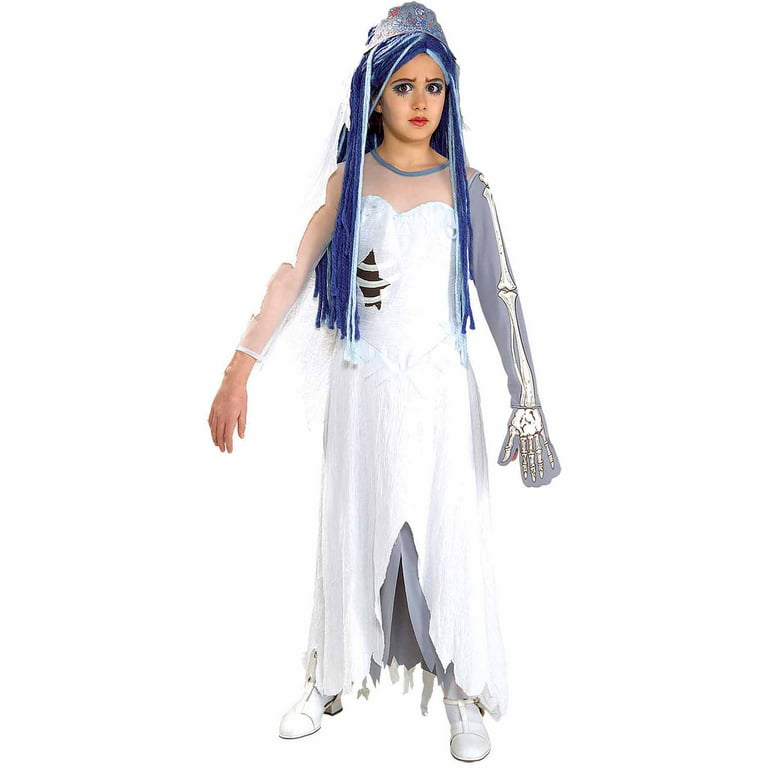 My daughters Corpse Bride Costume. All Blue Blood Palette👻💙 : r