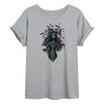 thumbnail image 1 of Corpse Bride - Crows Flying Over Zombie Bride - Women's Oversized T-Shirt, 1 of 5