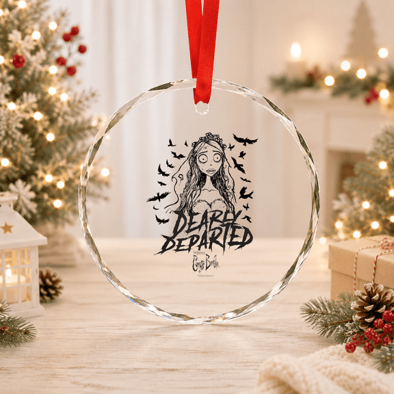 Corpse Bride Dearly Departed Glass Ornament
