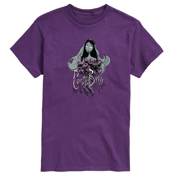 Corpse Bride - Dying Roses in Hand - Men's Short Sleeve Graphic T-Shirt