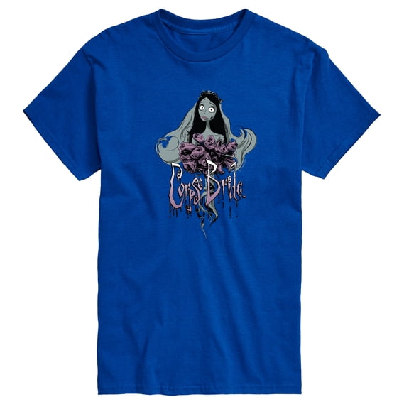 Corpse Bride - Dying Roses in Hand - Men's Short Sleeve Graphic T-Shirt