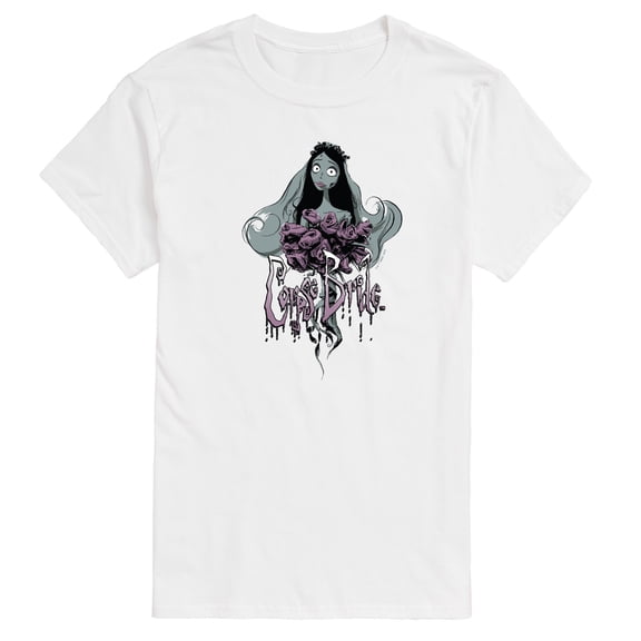 Corpse Bride - Dying Roses in Hand - Men's Short Sleeve Graphic T-Shirt