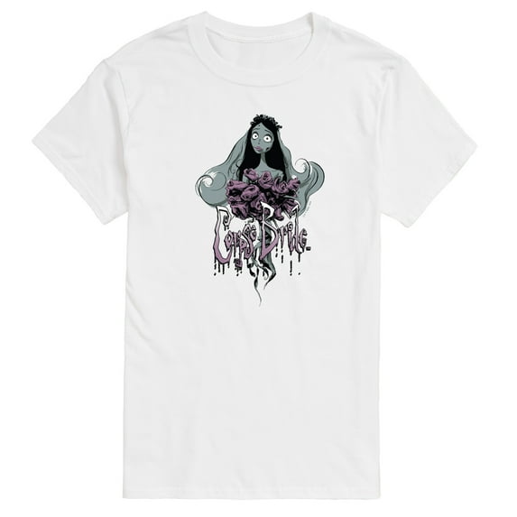 Corpse Bride - Dying Roses in Hand - Men's Short Sleeve Graphic T-Shirt