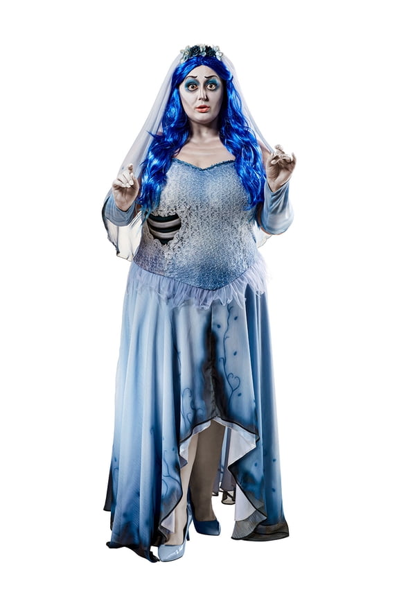 Corpse Bride Emily Deluxe Costume for Adults by Rubies, Women's 2X