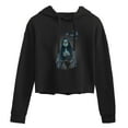 thumbnail image 1 of Corpse Bride - Even Zombie Brides Get Butterflies - Juniors Cropped Pullover Hoodie, 1 of 5