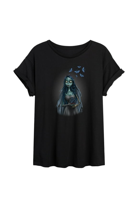 - Even Zombie Brides Get Butterflies - Women's Oversized T-Shirt