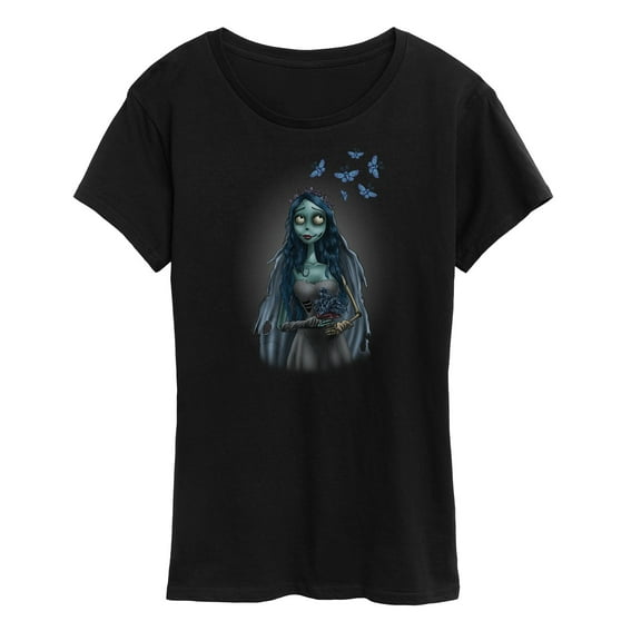 Corpse Bride - Even Zombie Brides Get Butterflies - Women's Short Sleeve Graphic T-Shirt
