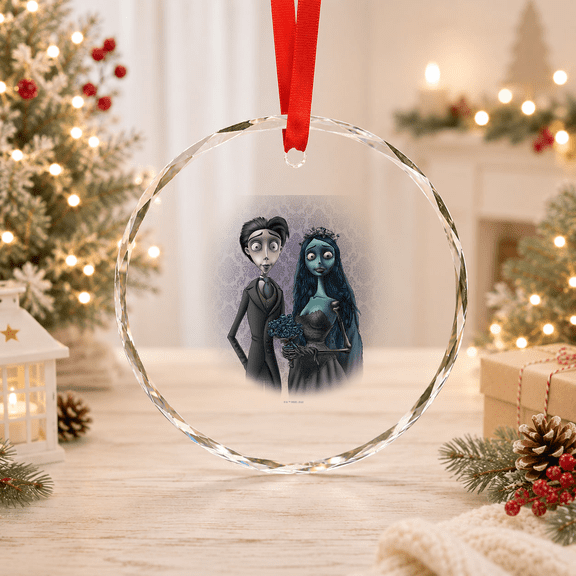 Corpse Bride Glass Ornament