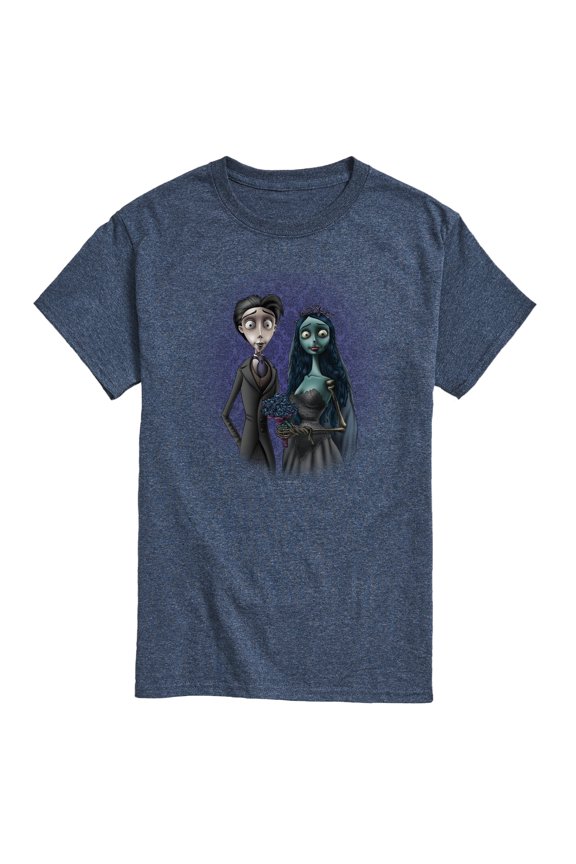 - Haunted Groom & Bride - Men's Short Sleeve Graphic T-Shirt