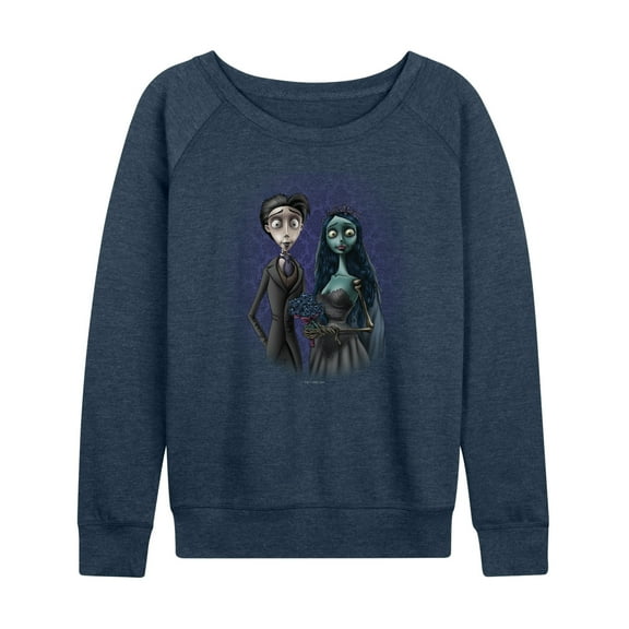 Corpse Bride - Haunted Groom & Bride - Women's Lightweight French Terry Long Sleeve Shirt