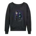 thumbnail image 1 of Corpse Bride - Haunted Groom & Bride - Women's Lightweight French Terry Long Sleeve Shirt, 1 of 5