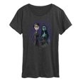 thumbnail image 1 of Corpse Bride - Haunted Groom & Bride - Women's Short Sleeve Graphic T-Shirt, 1 of 5