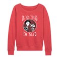thumbnail image 1 of Corpse Bride - I'm Dead In Dog Years - Women's Lightweight French Terry Pullover, 1 of 5