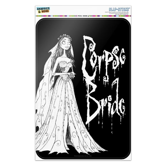 Corpse Bride Logo and Silhouette Home Business Office Sign