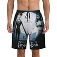 thumbnail image 1 of Corpse Bride Men's Swim Trunks Quick Dry Beach Board Shorts with Pockets Mesh Lining Bathing Suits, 1 of 7