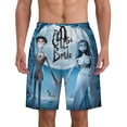 thumbnail image 1 of Corpse Bride Men's Swim Trunks Quick Dry Beach Board Shorts with Pockets Mesh Lining Bathing Suits, 1 of 7