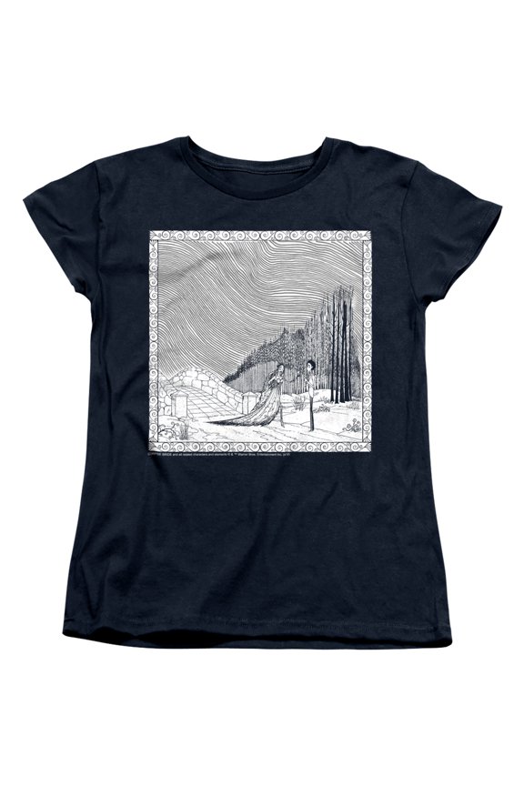 Corpse Bride My Darling Women's T Shirt, Navy, Large