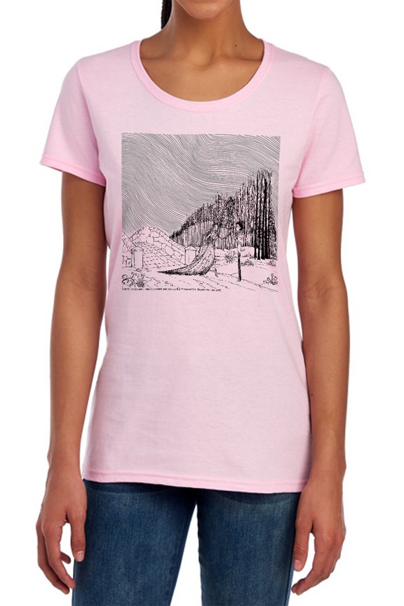 Corpse Bride My Darling Women's T Shirt, Pink, Medium