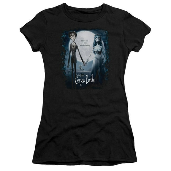 Corpse Bride - Poster - Juniors Teen Girls Cap Sleeve Shirt - Small