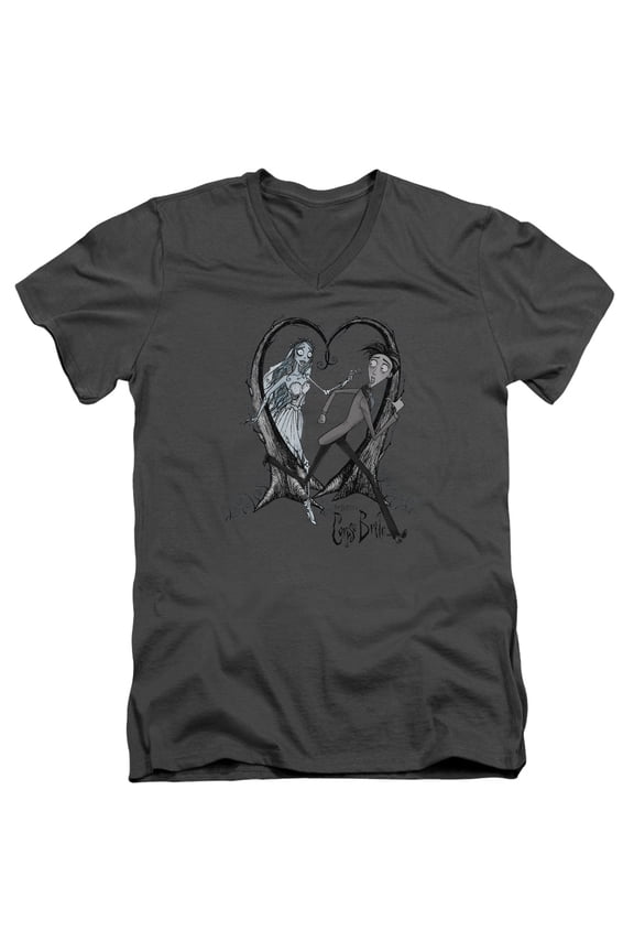 Corpse Bride - Runaway Groom - Slim Fit V Neck Shirt - Small