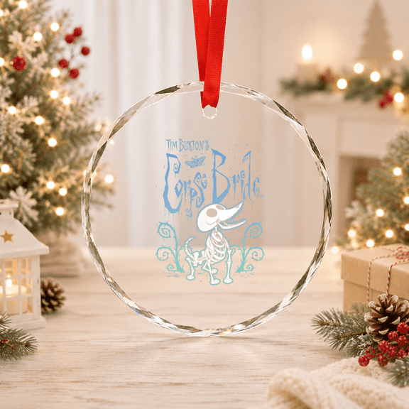 Corpse Bride Scraps Glass Ornament