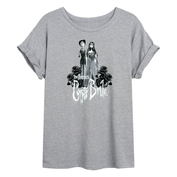 Corpse Bride - Tim Burton - Victor & Emily's Wedding - Women's Oversized T-Shirt