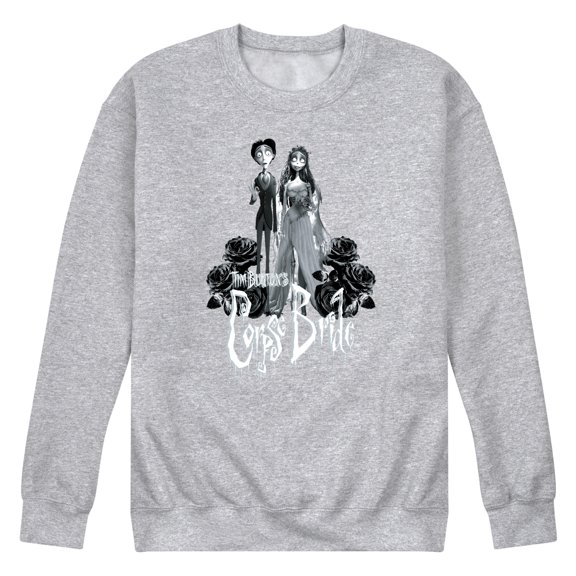 Corpse Bride - Tim Burton - Victor & Emily's Wedding - Men's Crew Neck Fleece Pullover