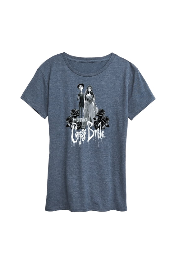 - Tim Burton - Victor & Emily's Wedding - Women's Short Sleeve Graphic T-Shirt