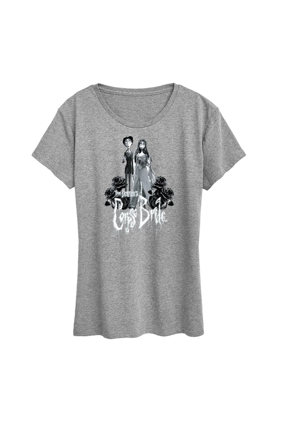 - Tim Burton - Victor & Emily's Wedding - Women's Short Sleeve Graphic T-Shirt
