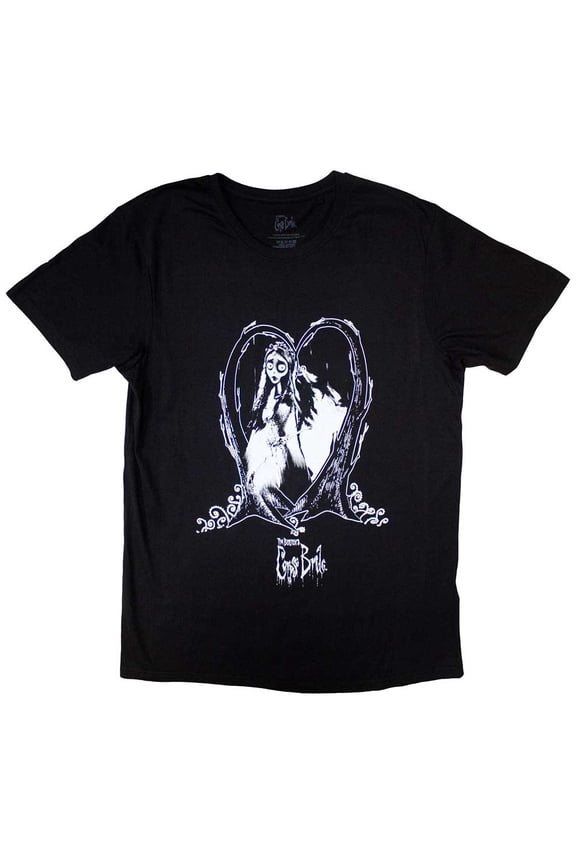 Corpse Bride Unisex T-Shirt: Heart (Large)
